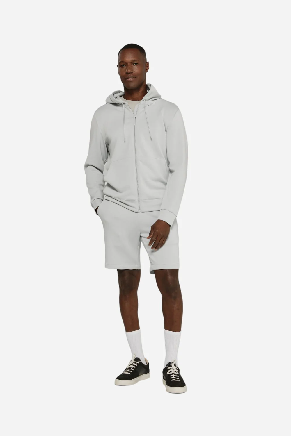 7 Diamonds Rev Full Zip Hoodie Platinum - Image 4