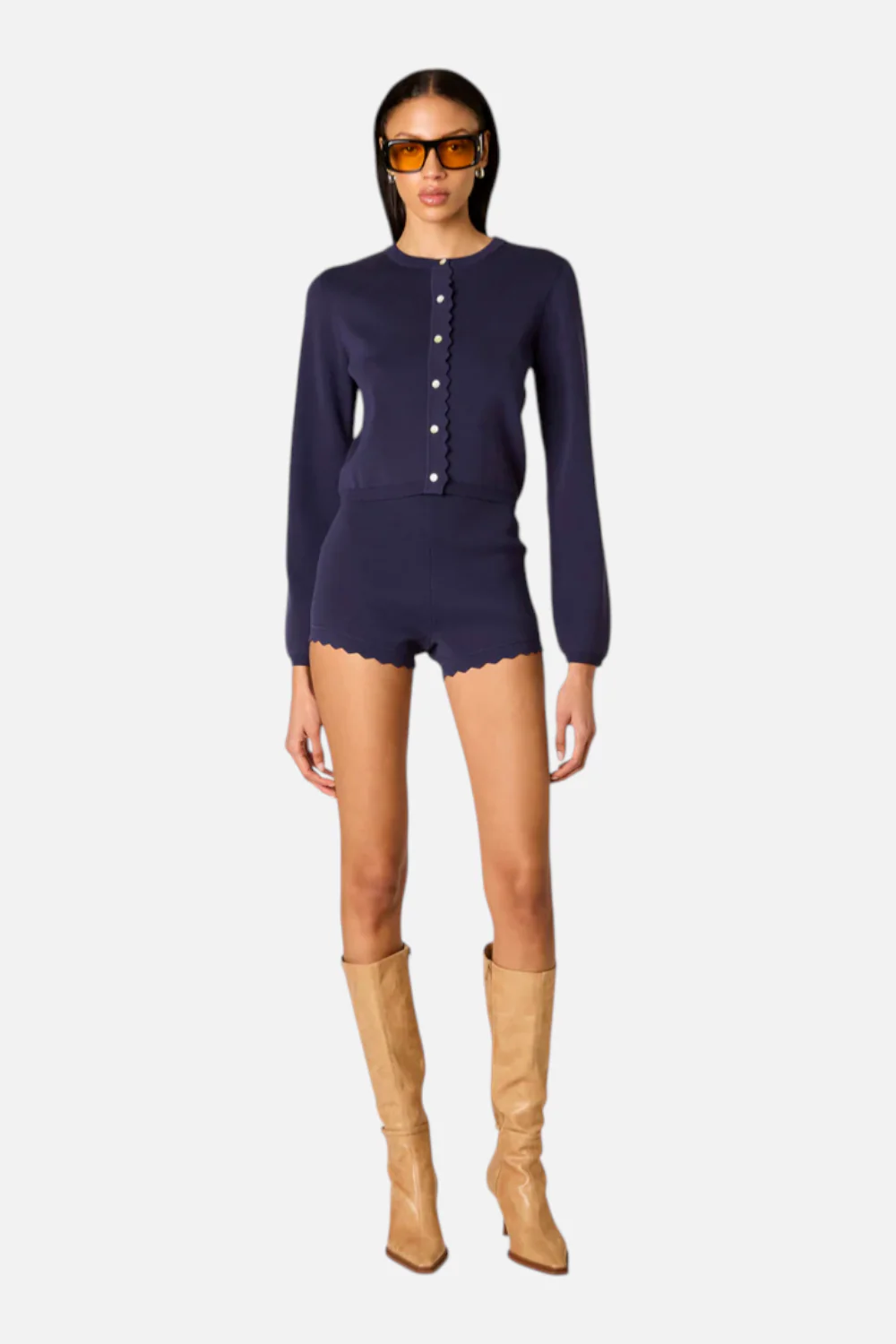 NIA women's Roxie Cardigan in Navy