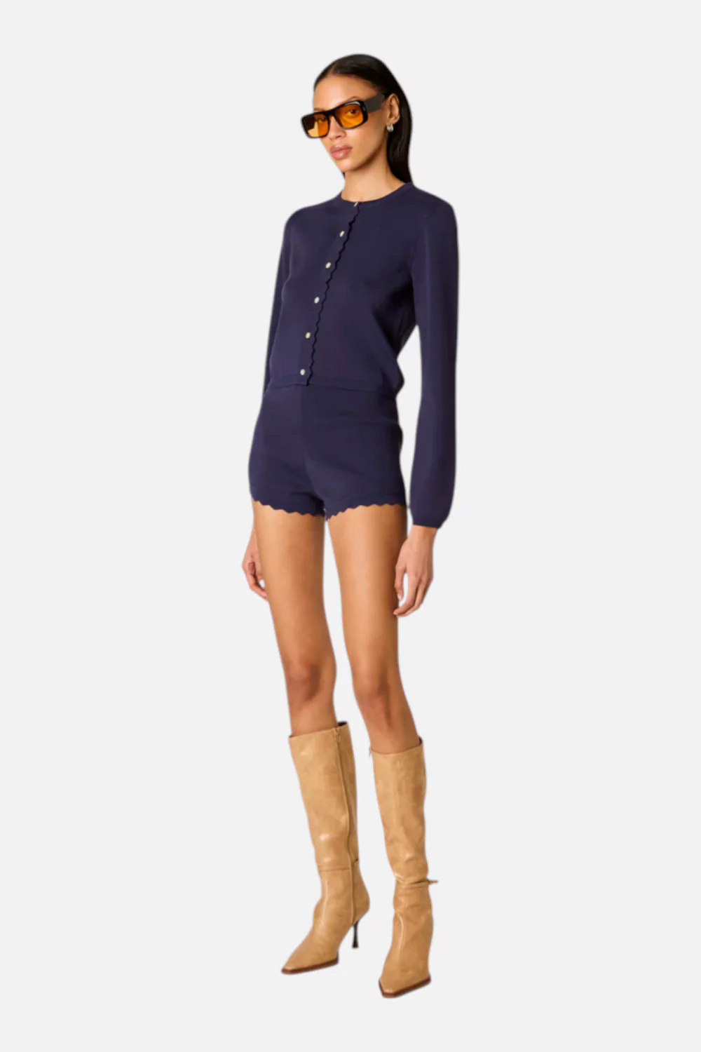 NIA women's Roxie Cardigan in Navy - Image 2