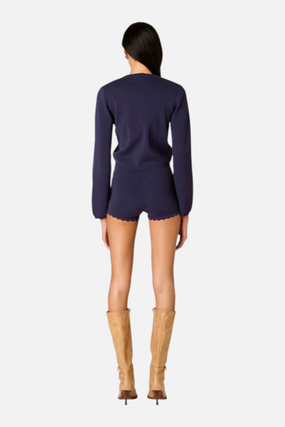 NIA women's Roxie Cardigan in Navy - Image 3