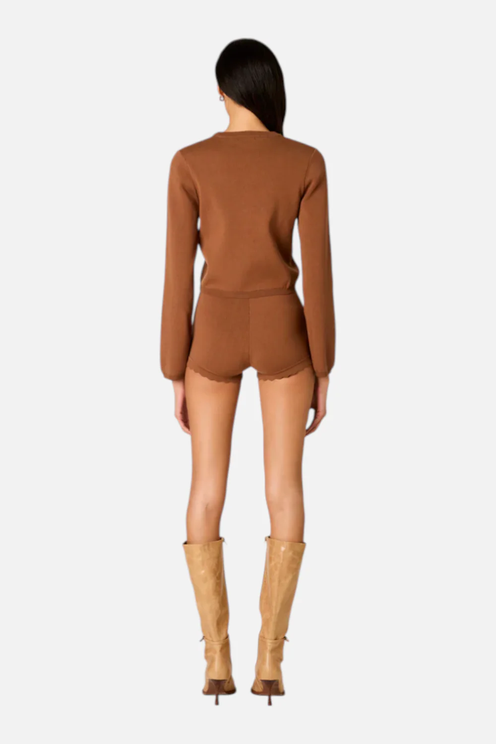 NIA Women's Roxie Cardigan in Nougat - Image 3