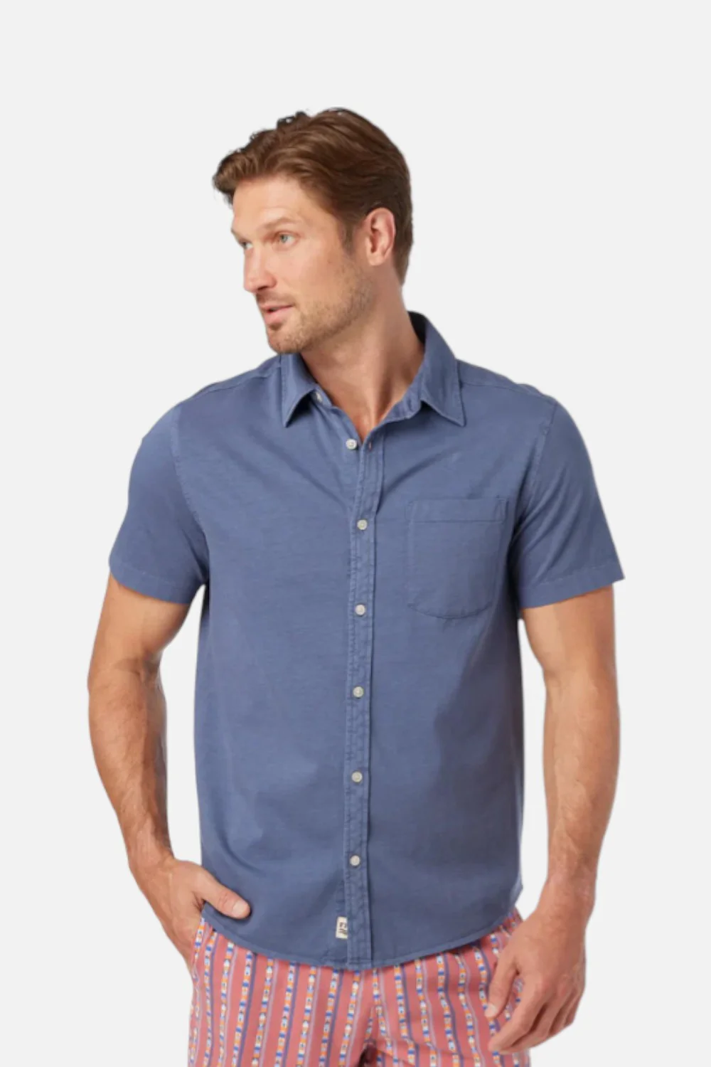 Fair Harbor Men's Saltaire Shirt in Navy
