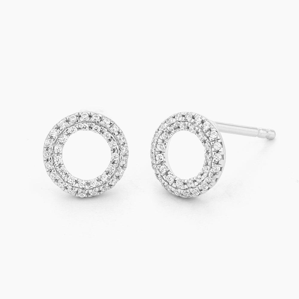 Ella Stein Sealed With A Kiss Stud Earrings in Sterling Silver - Image 2