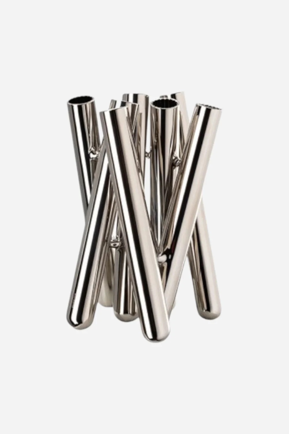 Rosenthal Seven Contour Vase Silver - 8.25"