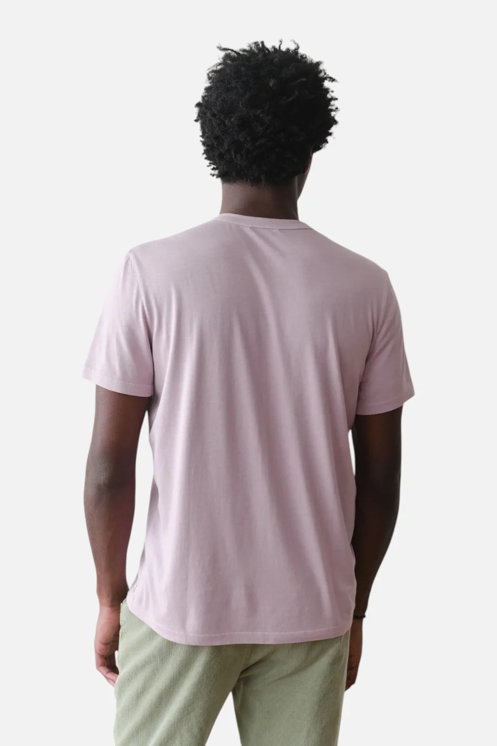 Marine Layer Men's Signature Sea Change Crew Tee in Keepsake Lilac - Image 2