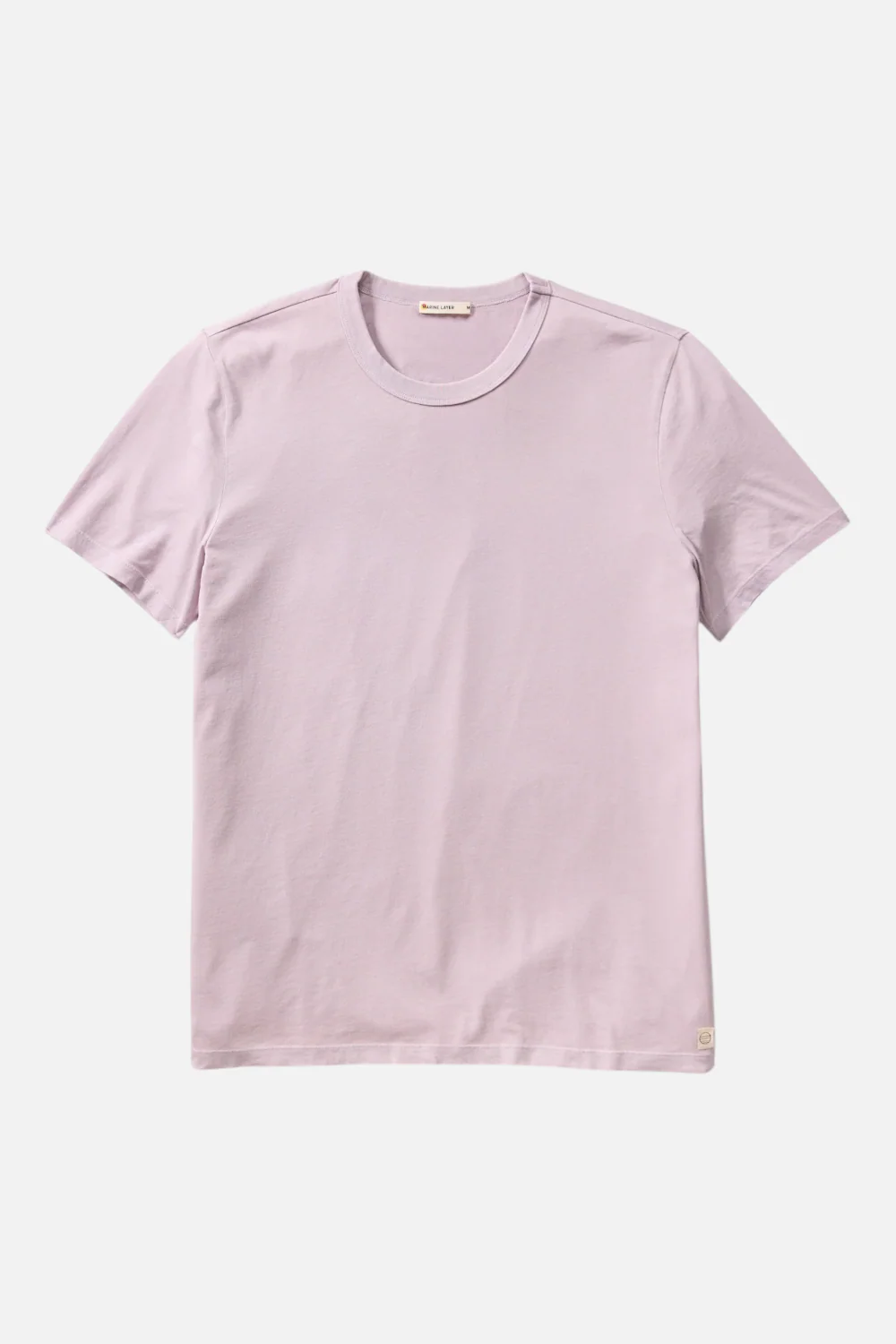 Marine Layer Men's Signature Sea Change Crew Tee in Keepsake Lilac - Image 3