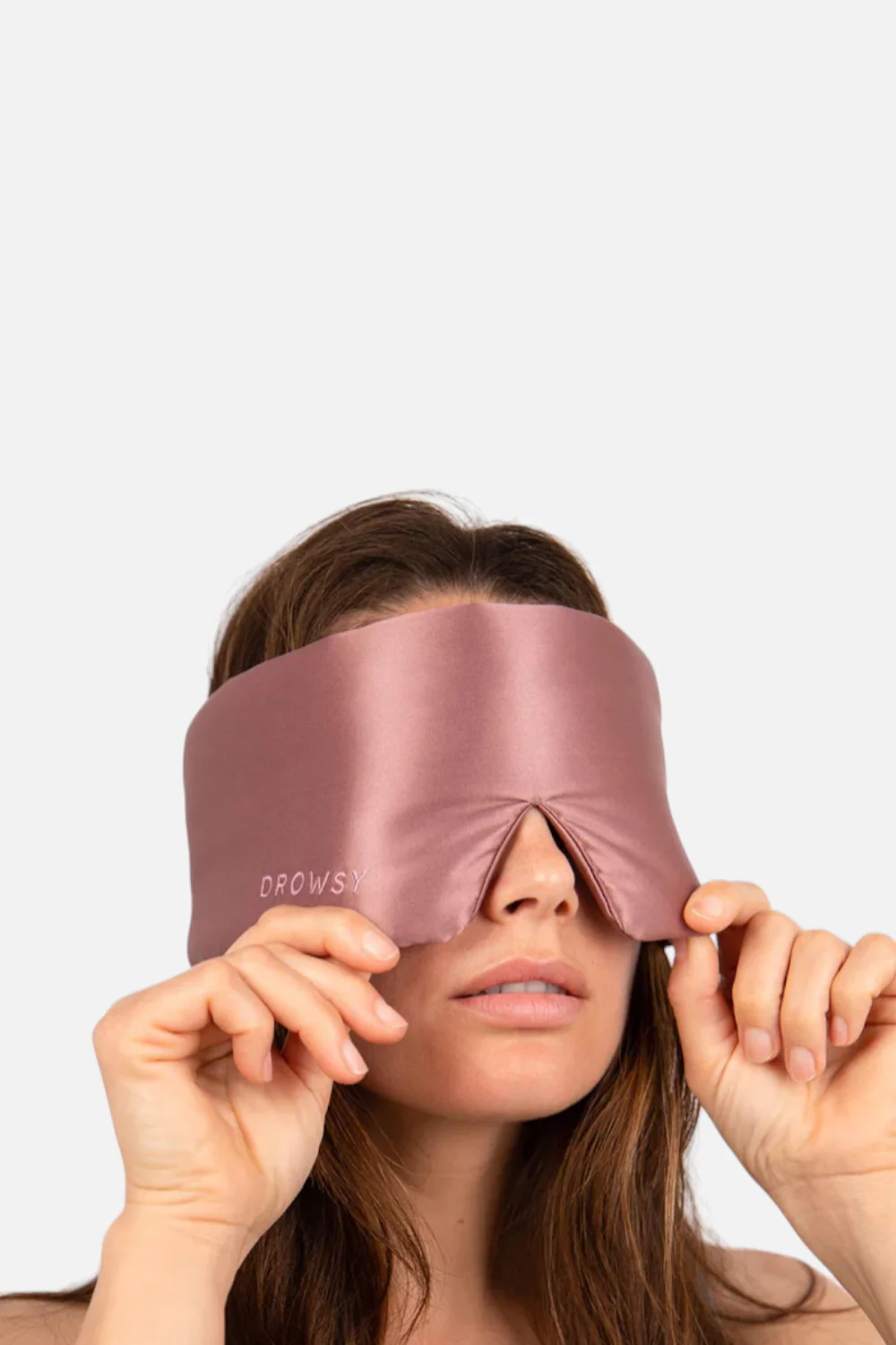 Drowsy Sleep Mask Damask in Rose - Image 2
