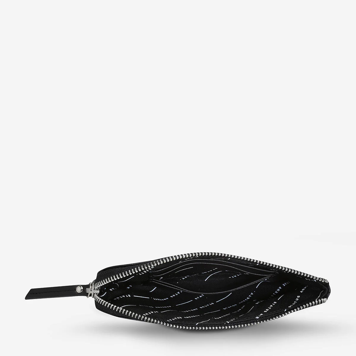 Status Anxiety Smoke And Mirrors Pouch in Black - Image 4