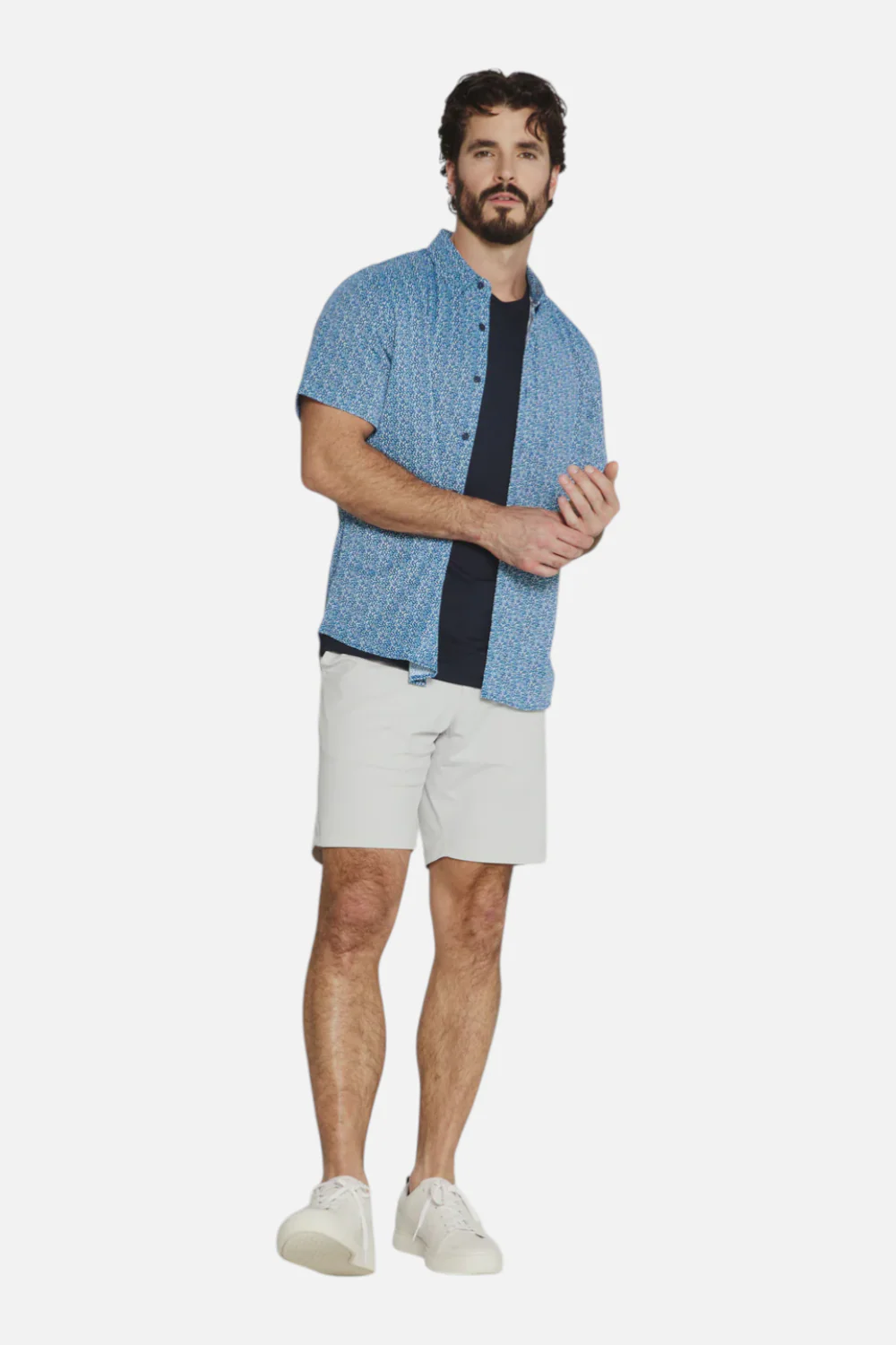 7 Diamonds Men's Solen Short Sleeve in Navy