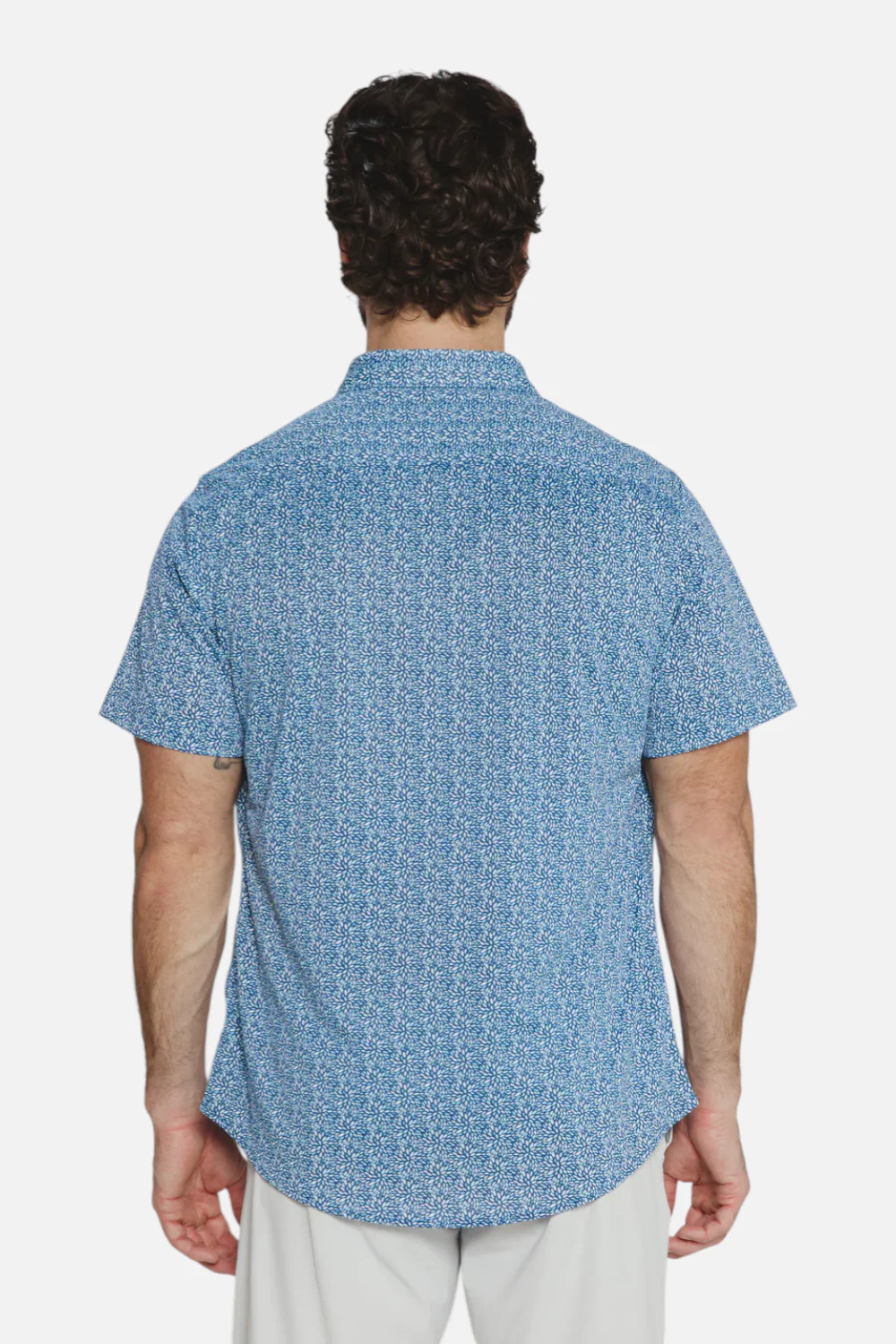 7 Diamonds Men's Solen Short Sleeve in Navy - Image 4
