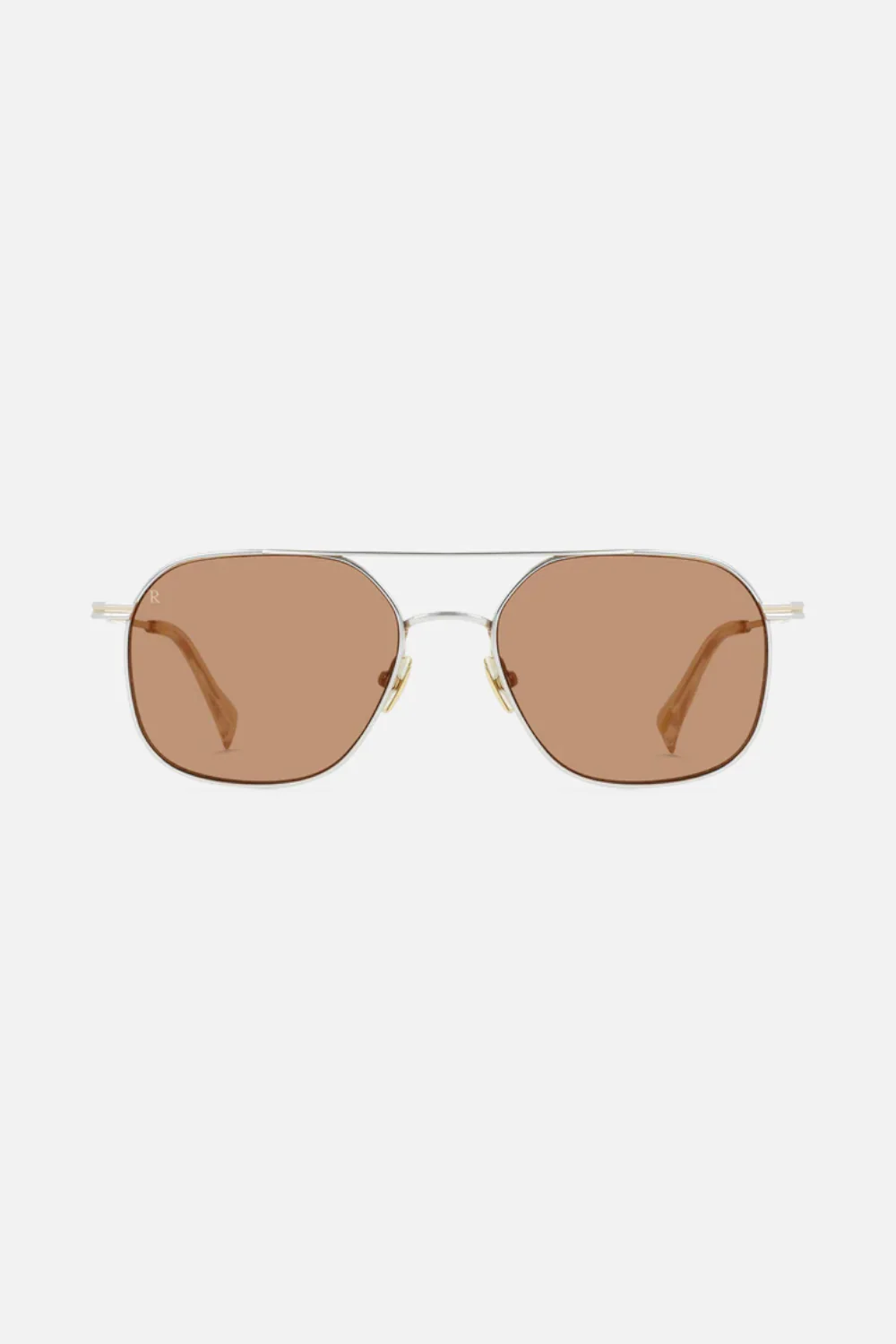 Raen Optics Spyre Sunglasses Silver & Classic Gold & Ceylon