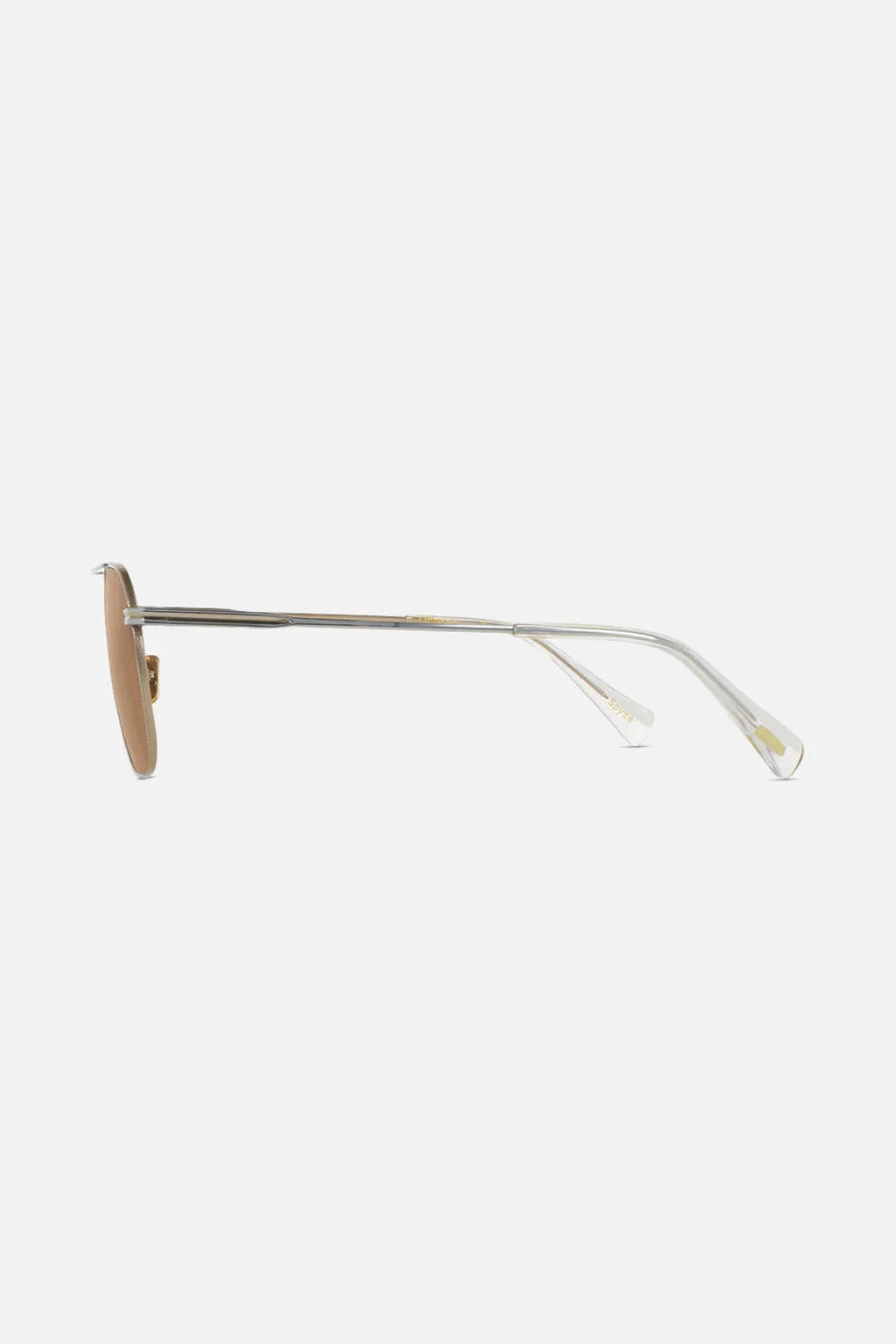 Raen Optics Spyre Sunglasses Silver & Classic Gold & Ceylon - Image 3