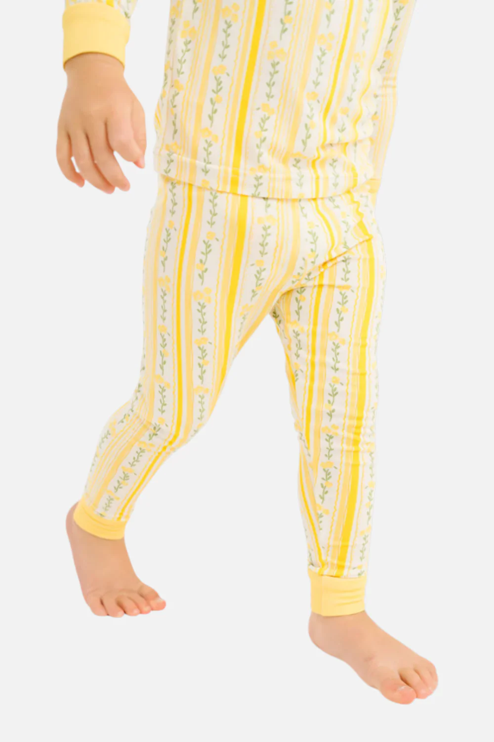 Little One Shop Kid's Sunny Meadow Stripe Bamboo Set - Image 2