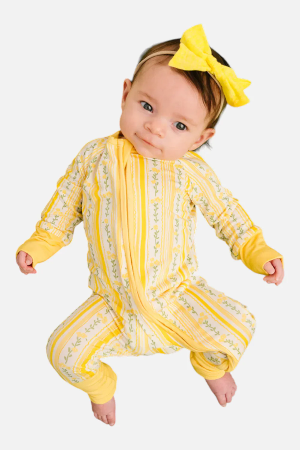 Little One Shop Sunny Meadow Stripe Bamboo Sleeper