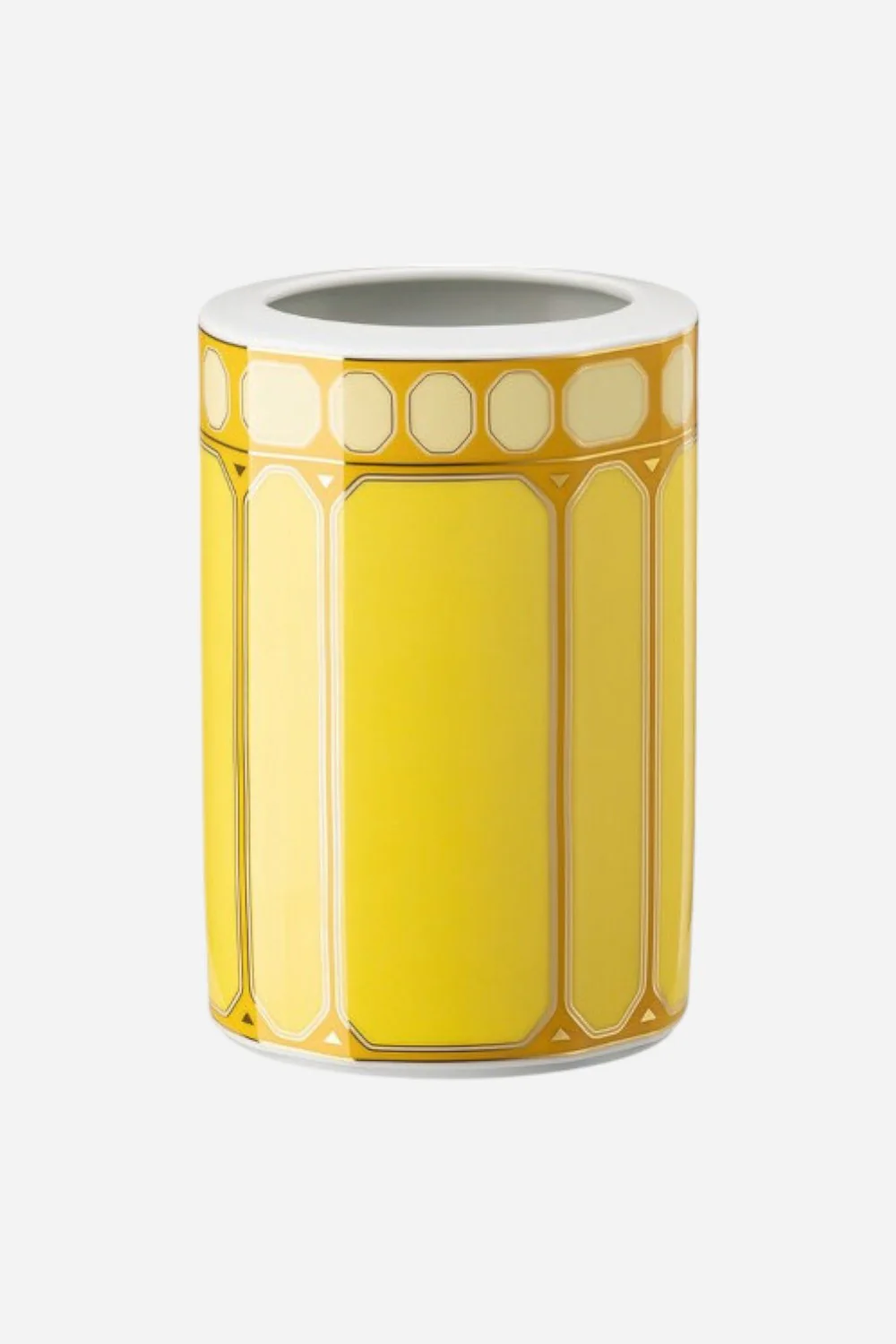 Rosenthal Swarovski Vase in Jonquil Yellow - 6"
