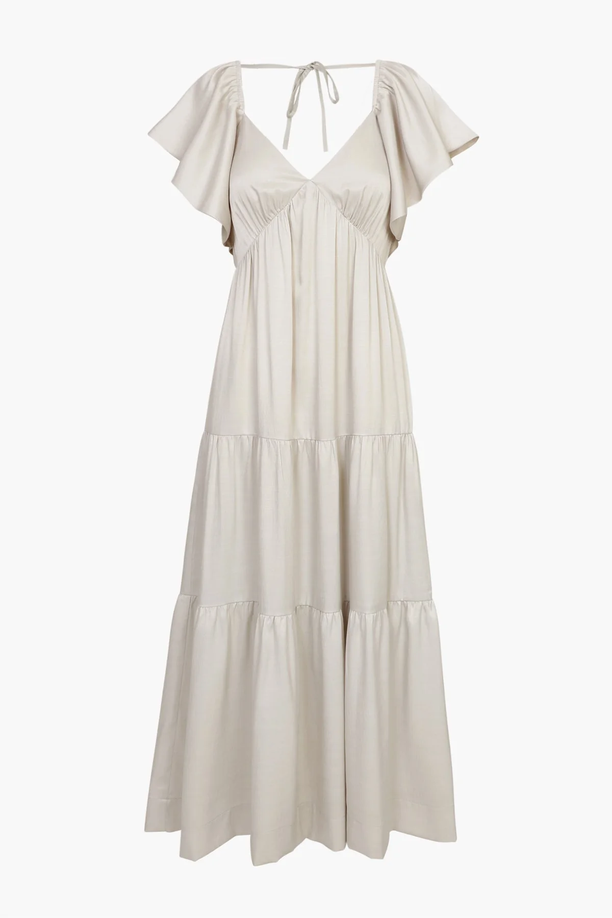 Adelyn Rae Tessa Midi Dress in Vanilla - Image 5