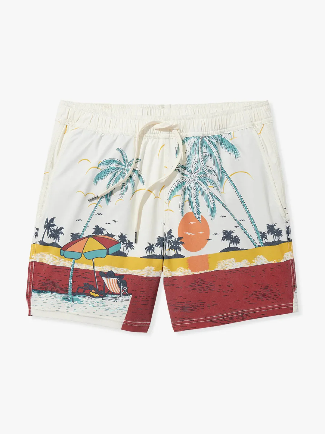 Fair Harbor The Bungalow Swim Trunk in Beach Sunset - Image 5