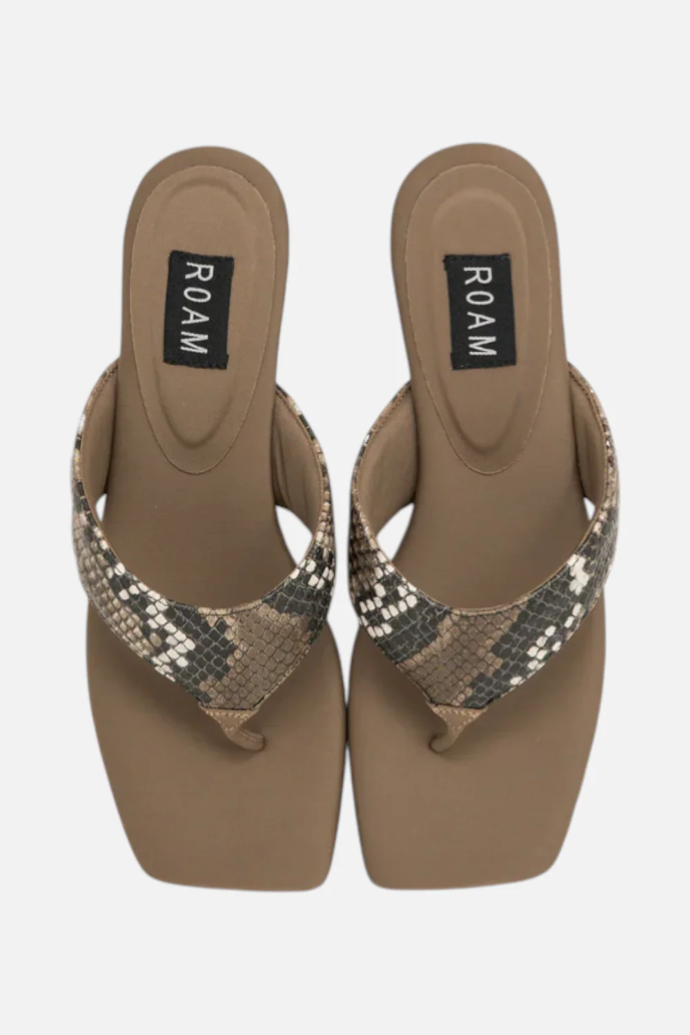 Roam Women's The Kitty Heel in Natural Snake - Image 2