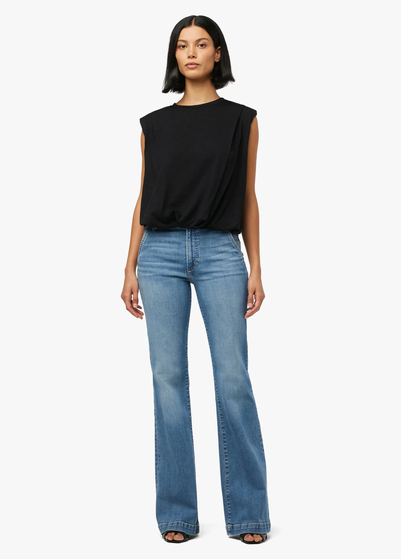 Joes Jeans The Molly High Rise Flare Trouser in Sultry - Image 3