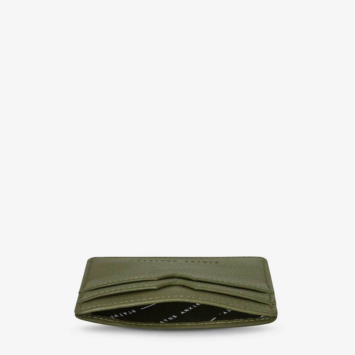 Status Anxiety Together For Now Wallet in Khaki - Image 3