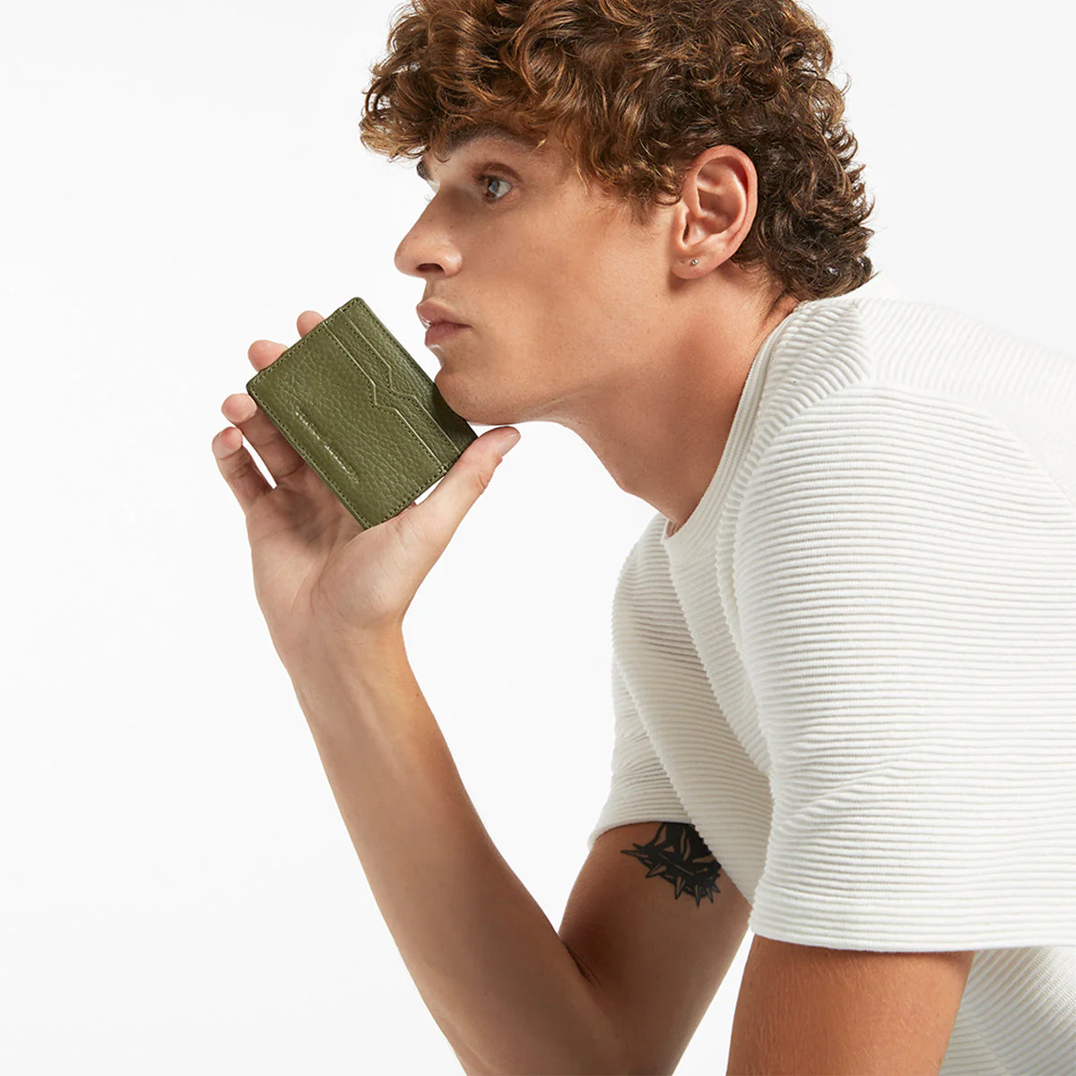Status Anxiety Together For Now Wallet in Khaki - Image 4