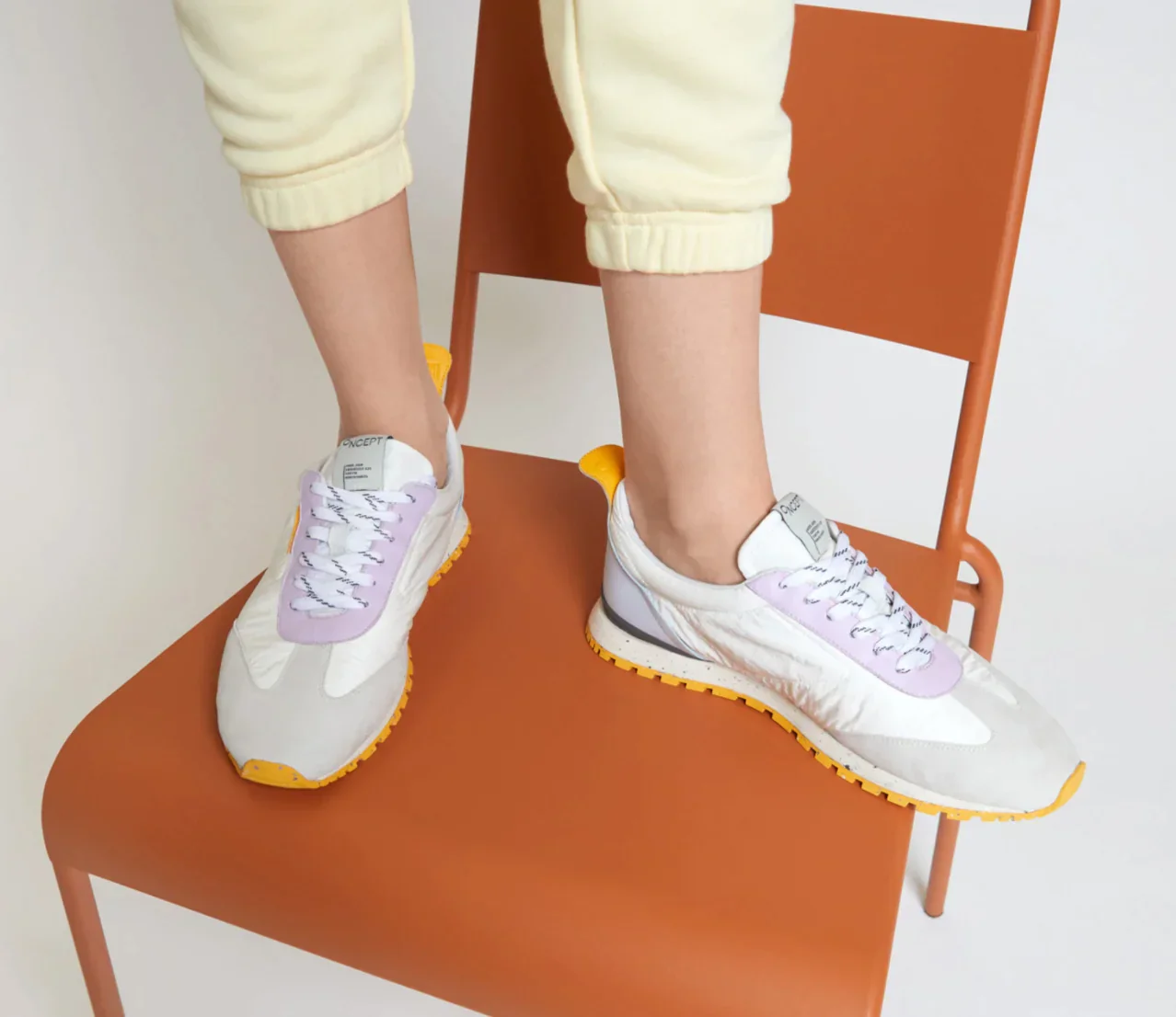 Oncept Tokyo Sneaker In White Cloud Multi - Image 4
