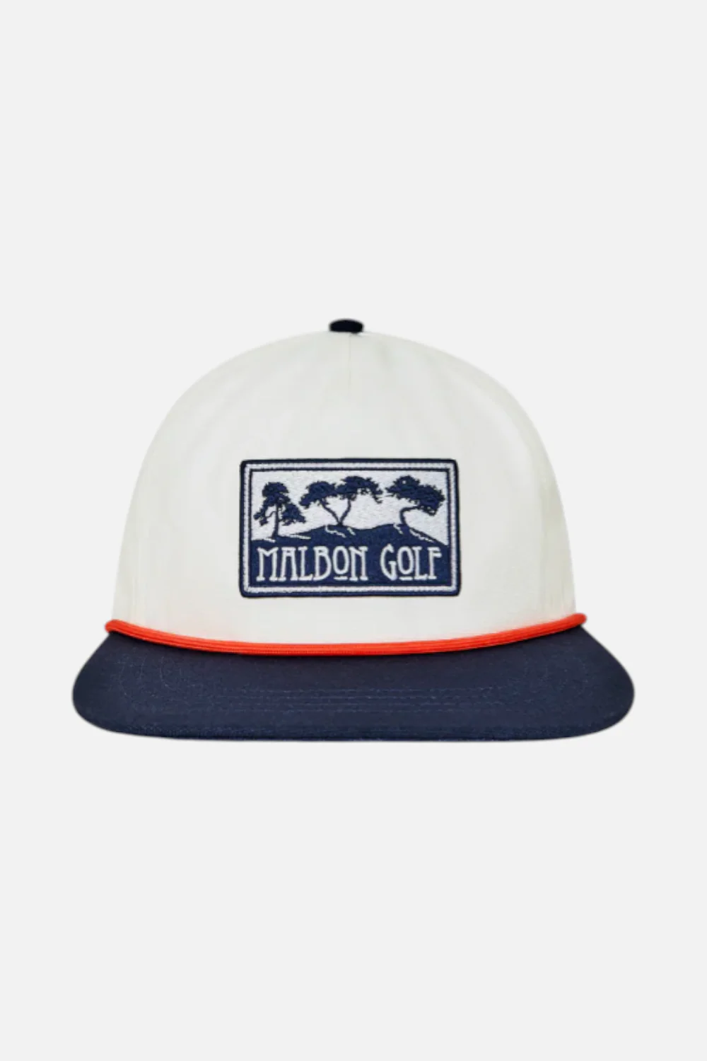 Malbon Golf Torrey Pines Rope Hat in White