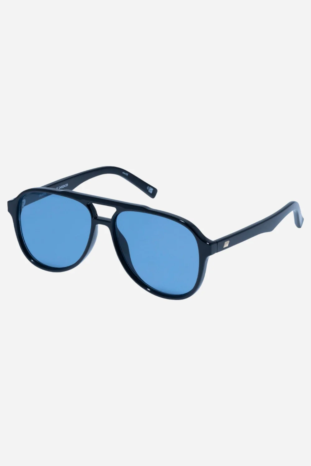 Le Specs Tragic Magic Sunglasses in Black and Navy Mono Lenses