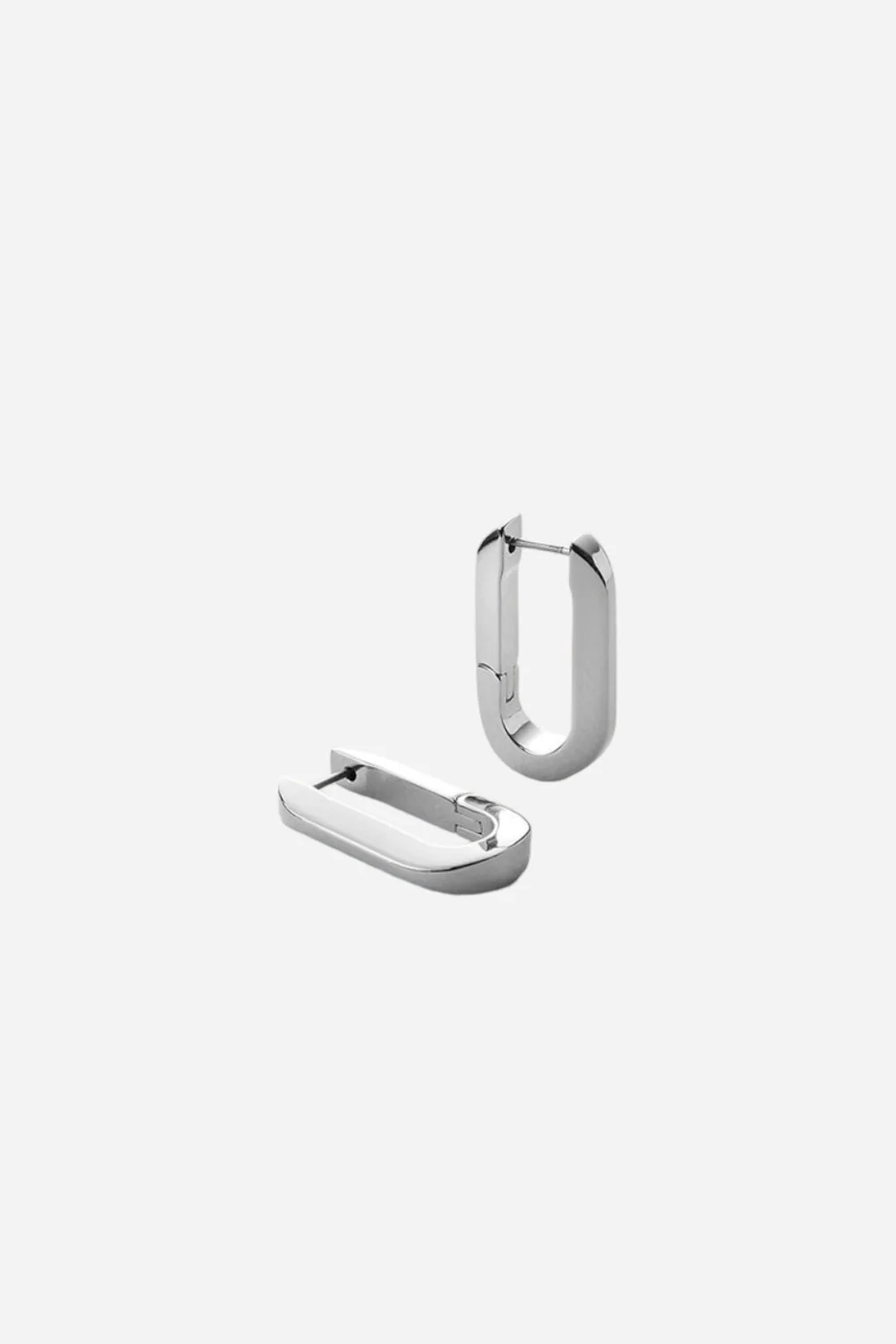 Jenny Bird U-Link Earrings in Sterling Silver