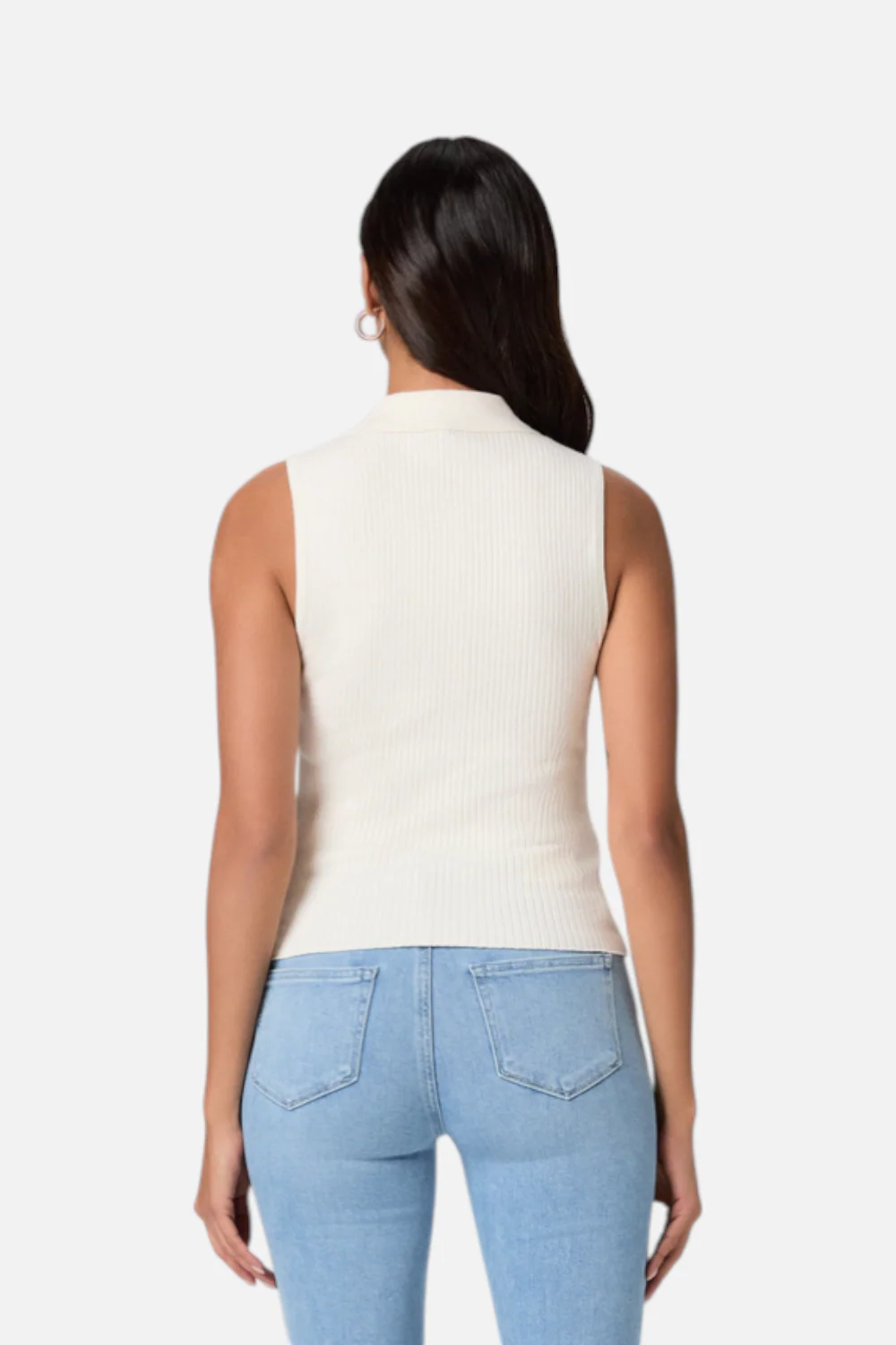 Paige Women's Vesta Top in Ivory - Image 4