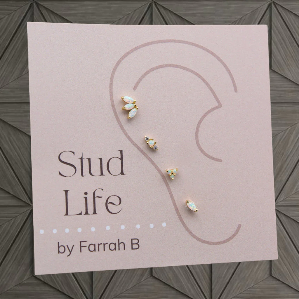 Farrah B Wanderlust Stud Earring Set - Image 3