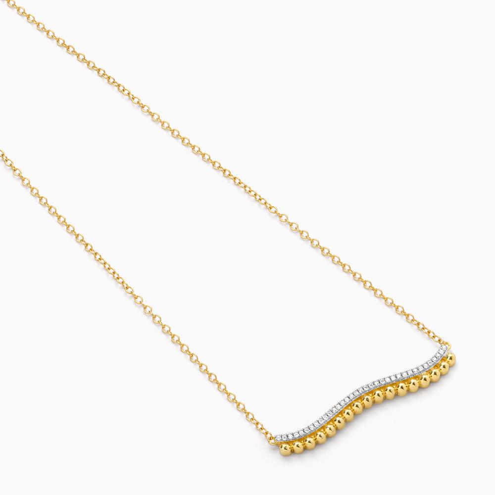Ella Stein Wave Of Life Pendant Necklace in Gold - Image 2