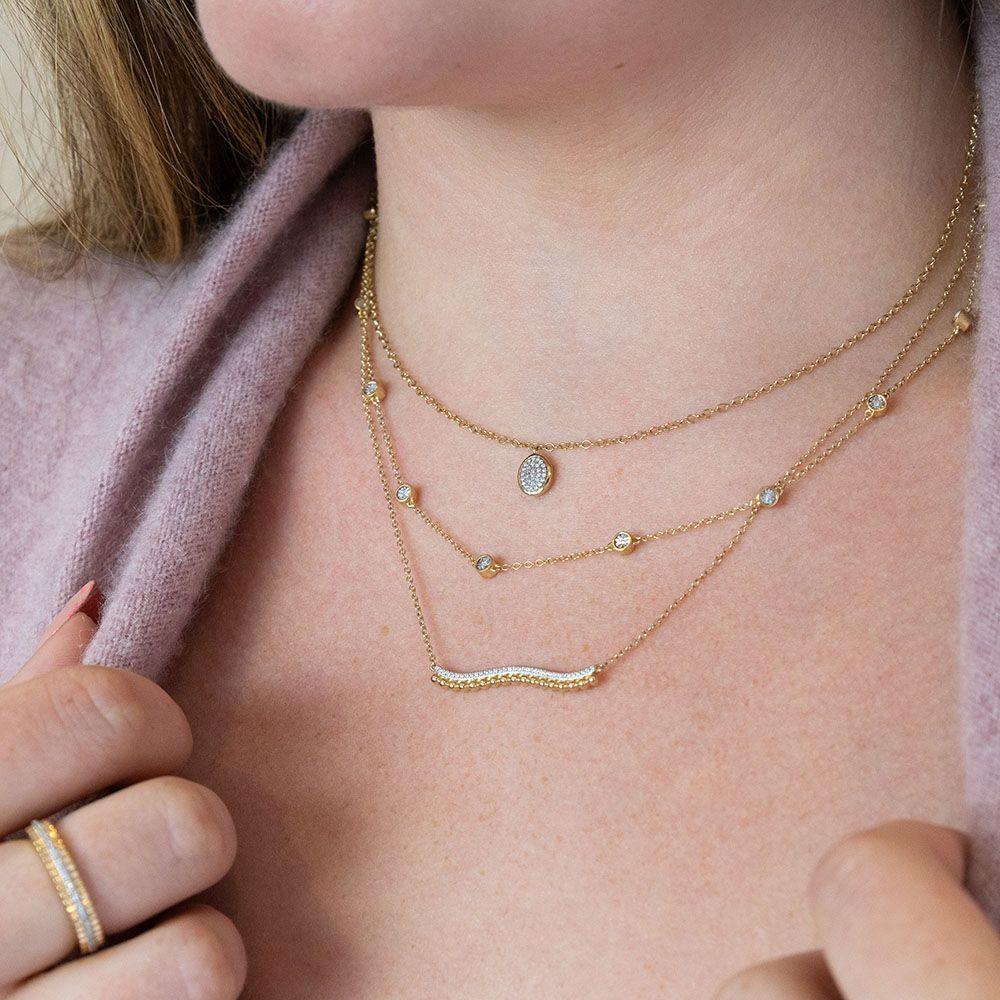Ella Stein Wave Of Life Pendant Necklace in Gold - Image 6