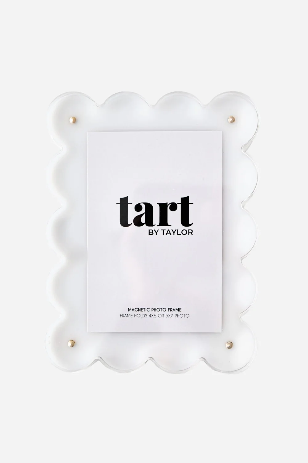 Tart By Taylor Acrylic Frame in White