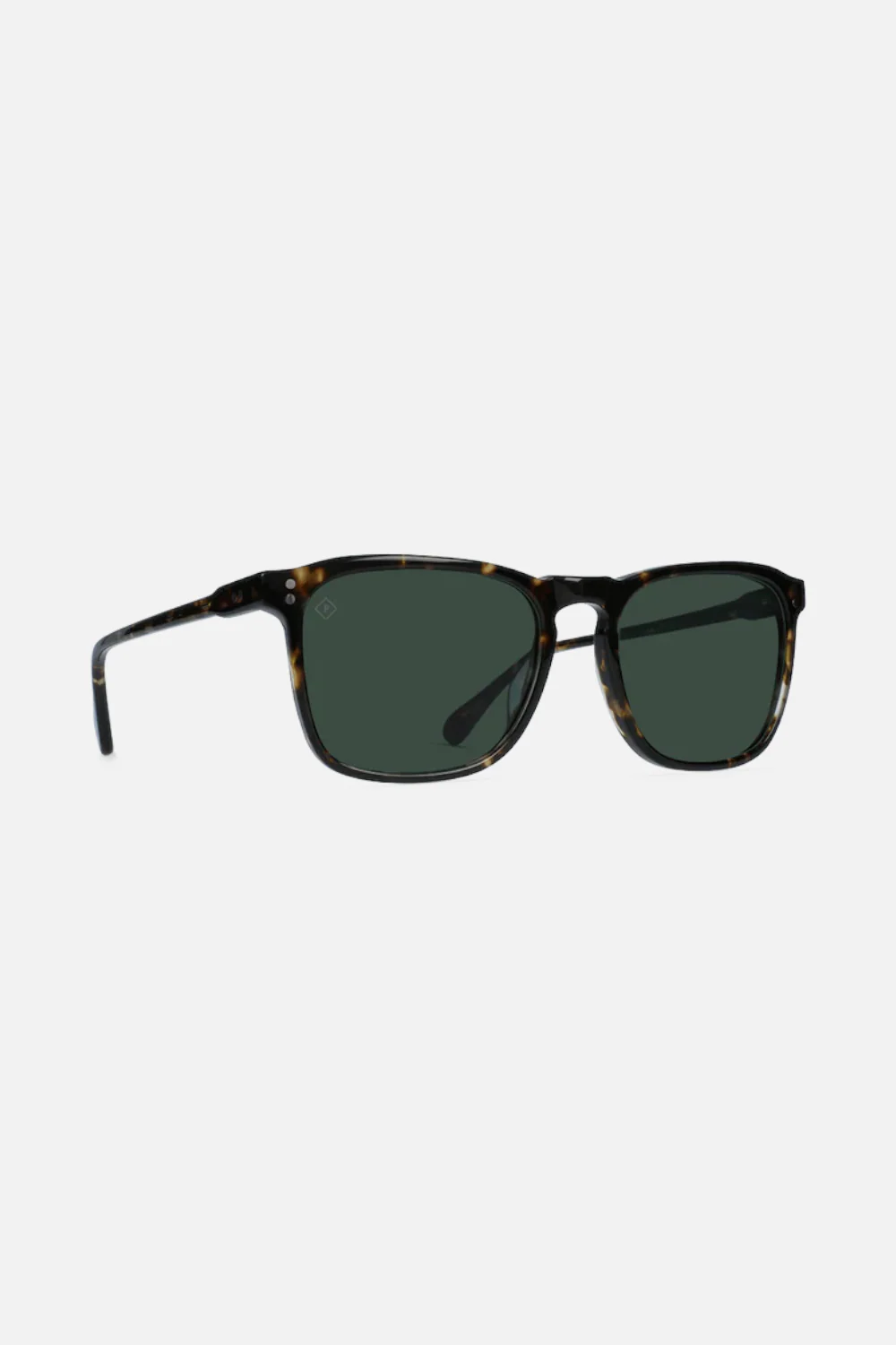 Raen Optics Wiley Sunglasses in Brindle Tortoise & Green Polarized - Image 2