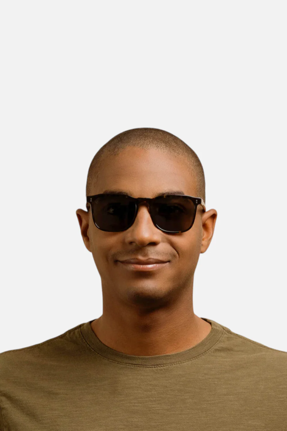 Raen Optics Wiley Sunglasses in Brindle Tortoise & Green Polarized - Image 4