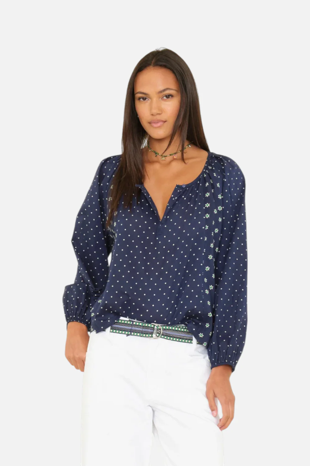 Xirena Women's Willa Daisy Top in Navy