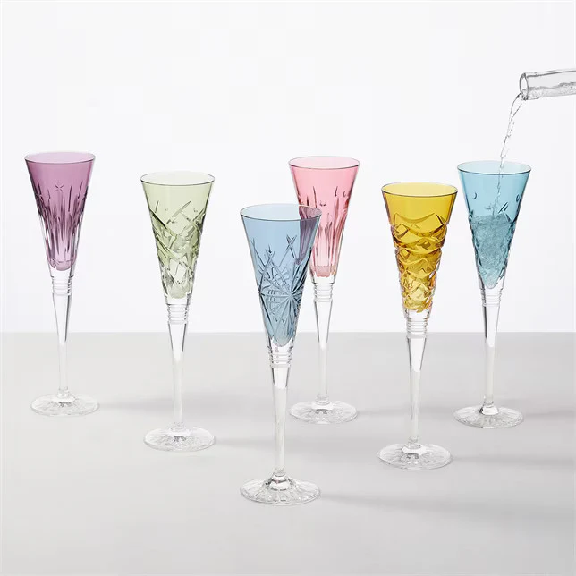 Waterford Winter Wonders Coloured Flutes - Set of 6 - Image 2