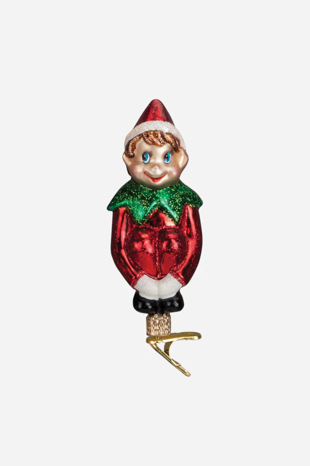 Old World Christmas Christmas Pixie With Clip