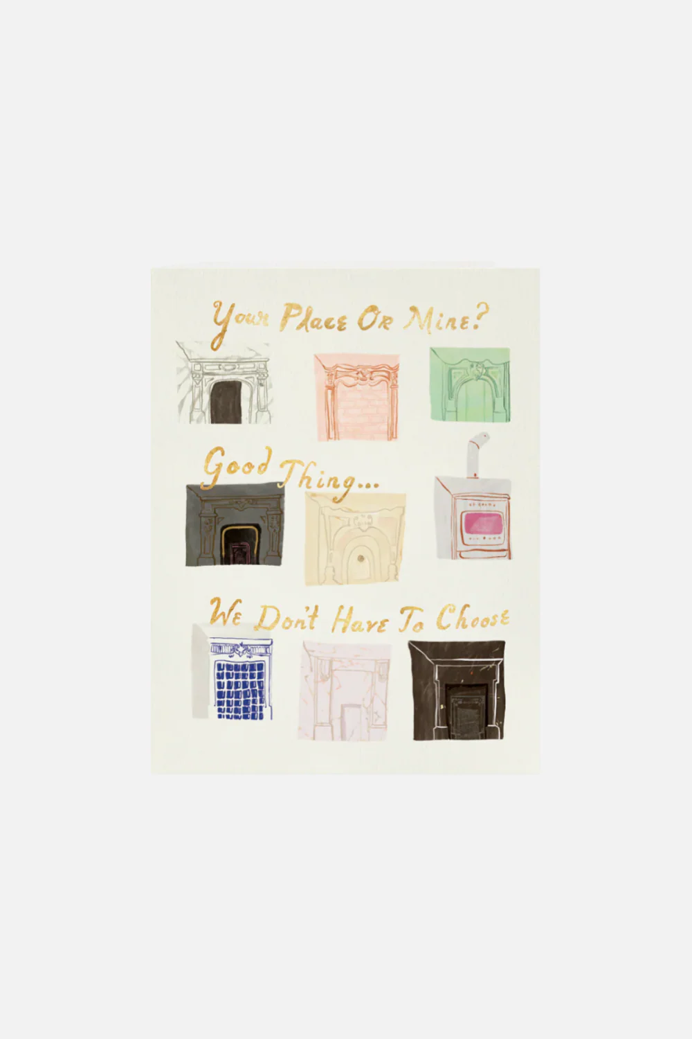 Your Place Or Mine Card